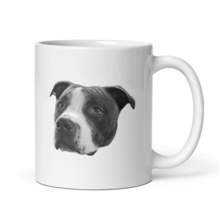Taza de café | Retrato de perro personalizado