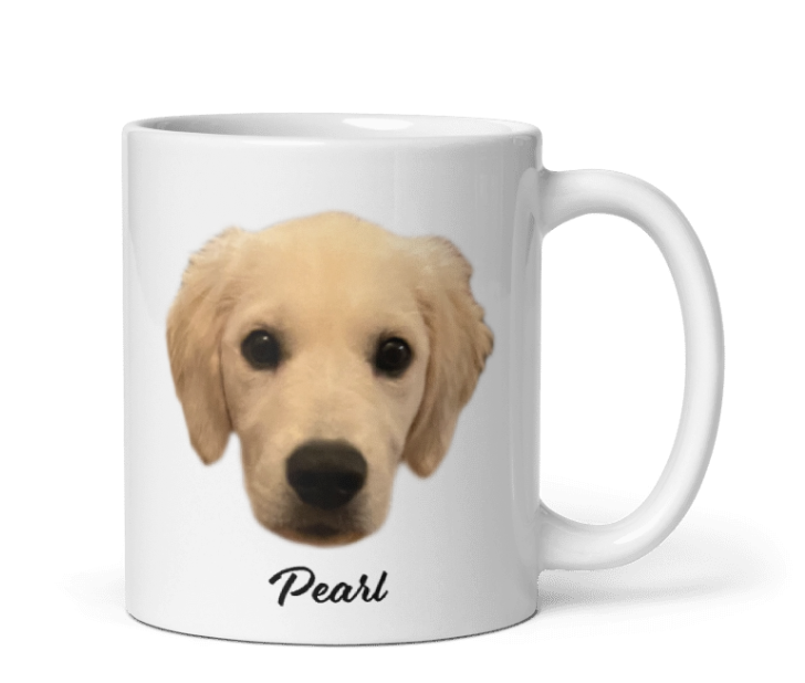 Taza de café | Retrato de perro personalizado
