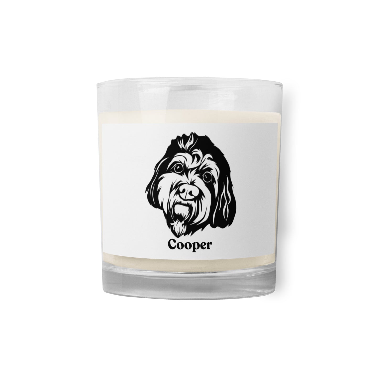 Custom Candle with Your Dog's Face