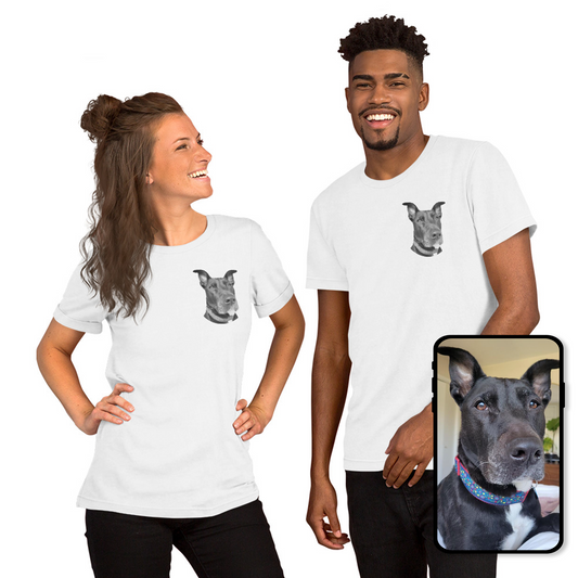 Tee Shirt | Unisex Dog Portrait T-Shirt