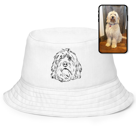 Bucket Hat | Personalized Dog Art