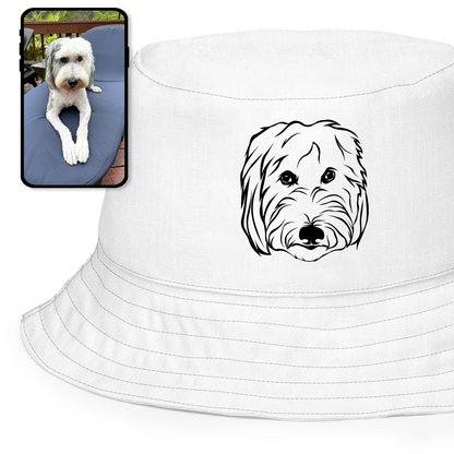 Bucket Hat | Personalized Dog Art