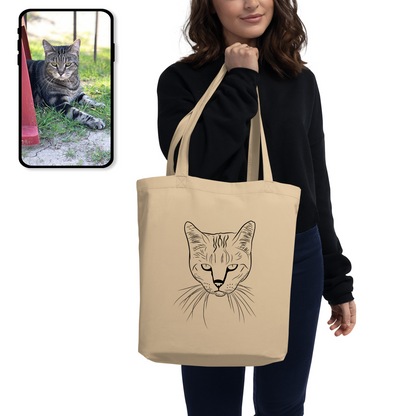 Eco Tote Bag | Personalized Line Art