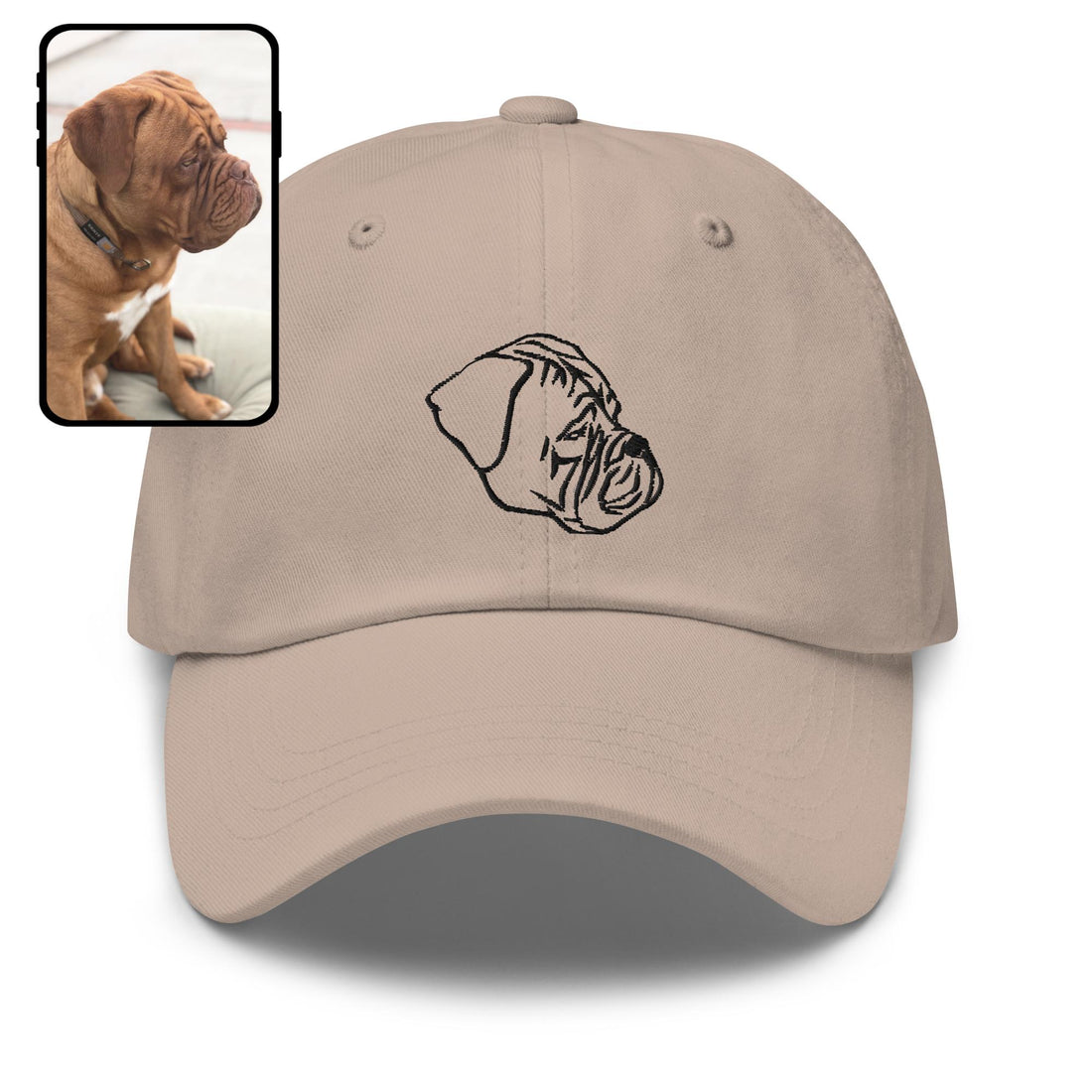 Chapeau de papa brodé | Personnalisé pour les amoureux des animaux
