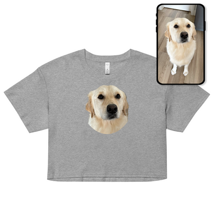 Crop Top | Colorful Pet Portrait Top