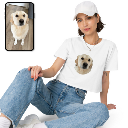 Crop Top | Colorful Pet Portrait Top