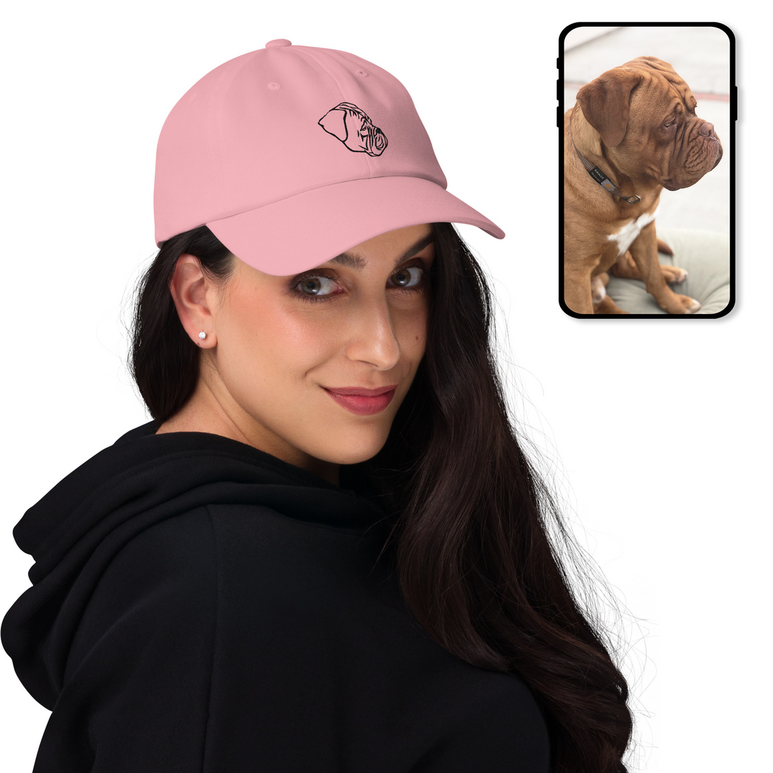 Chapeau de papa brodé | Personnalisé pour les amoureux des animaux