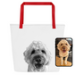 Premium Tote Bag | Personalized Pet Portrait