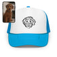 Embroidered Trucker Hat | Personalized Pet Line Art