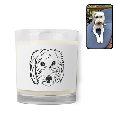 Custom Candle with Your Dog's Face