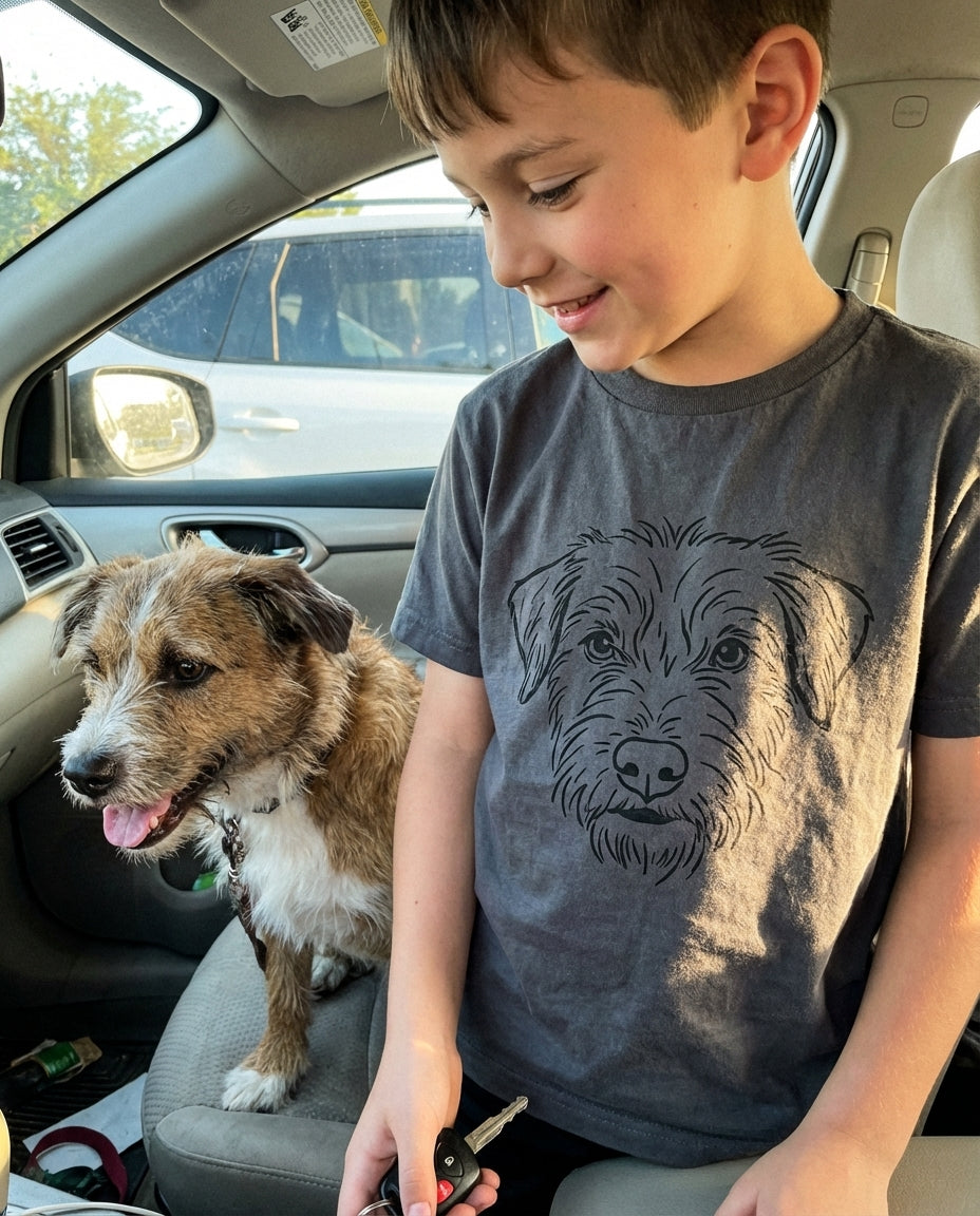 UGC_RUN:kids-splash-tee-custom-dog-face-line-art|FILE:kids-splash-tee-custom-dog-face-line-art_04_center_large.png