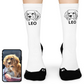 Crew Socks | Personalized Pet Line Art