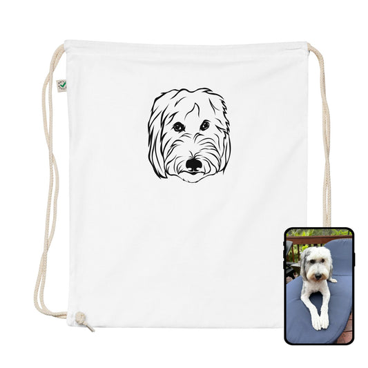 Drawstring Track Bag | Drawn from Your Pet's Face