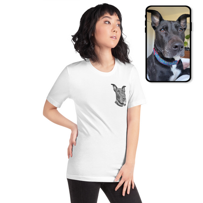 Tee Shirt | Unisex Dog Portrait T-Shirt