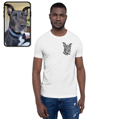 Tee Shirt | Unisex Dog Portrait T-Shirt