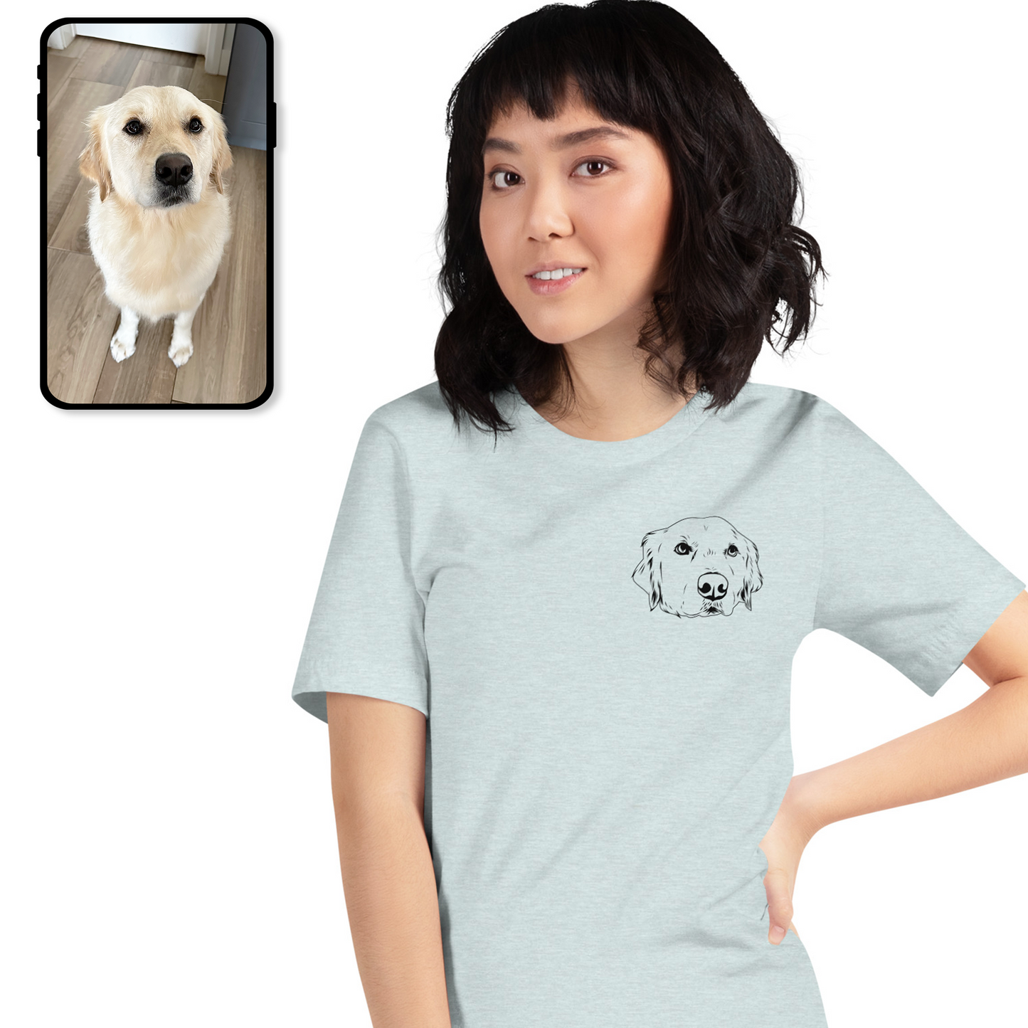 Tee-shirt | T-shirt unisexe personnalisé pour animaux de compagnie