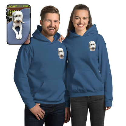 Hoodie Sweatshirt | Colorful Dog Portrait