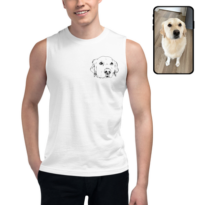 Muscle Tank | Unisex Custom Dog Art Tank Top