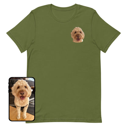 Tee Shirt | Unisex Colorful Pet Portrait Top