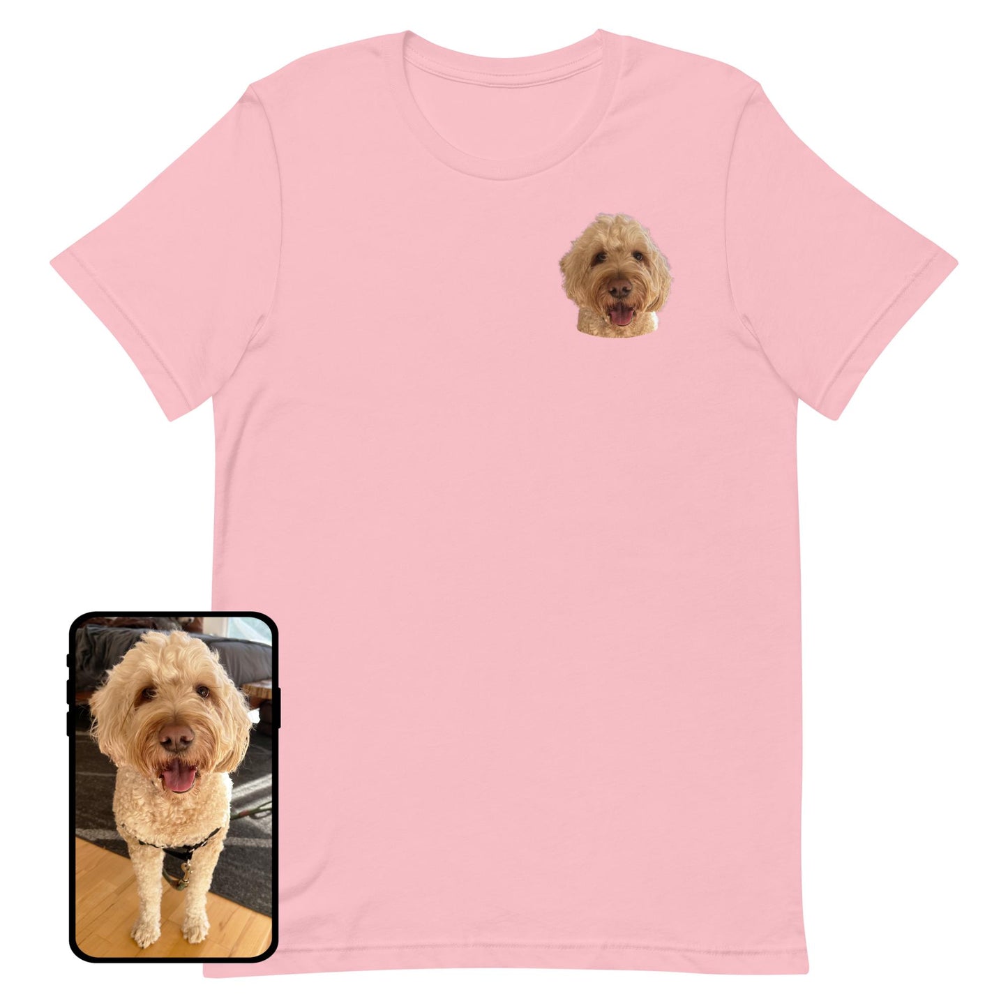 Tee Shirt | Unisex Colorful Pet Portrait Top