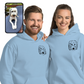 Hoodie Sweatshirt | Personalized Pet Line Art