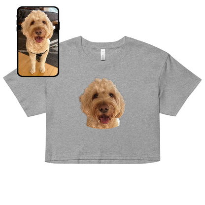 Crop Top | Colorful Pet Portrait Top