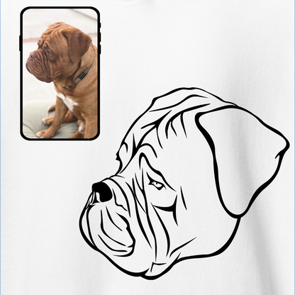 Beanie Hat | Custom Pet Line Art Print