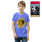 Kids Splash Tee | Custom Dog Face Line Art